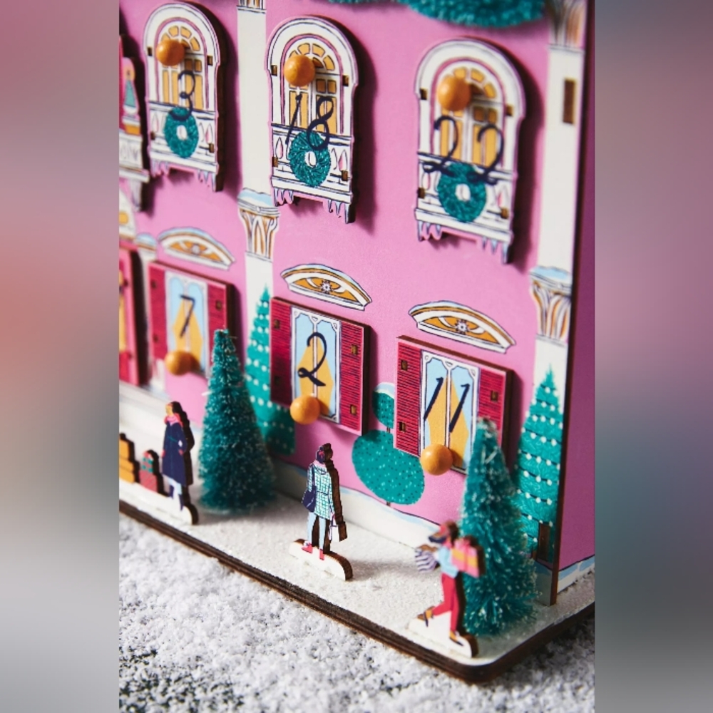 NWT ANTHROPOLOGIE George And Viv Grand Hotel Christmas Advent Calendar - Picture 2 of 10